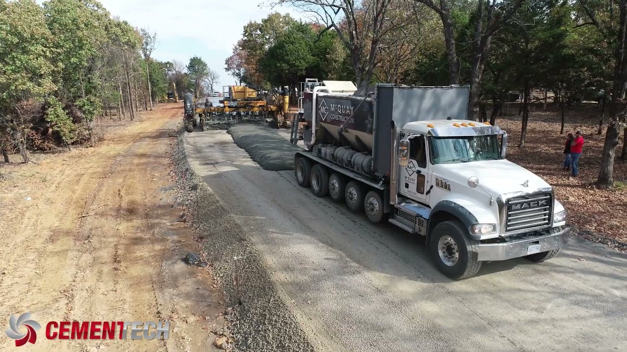 Concrete Paving With A Volumetric Mixer