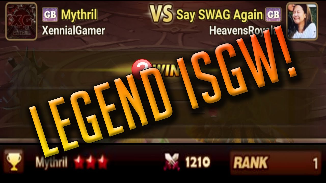 LEGEND Interserver Guild War - #1 vs. #2!