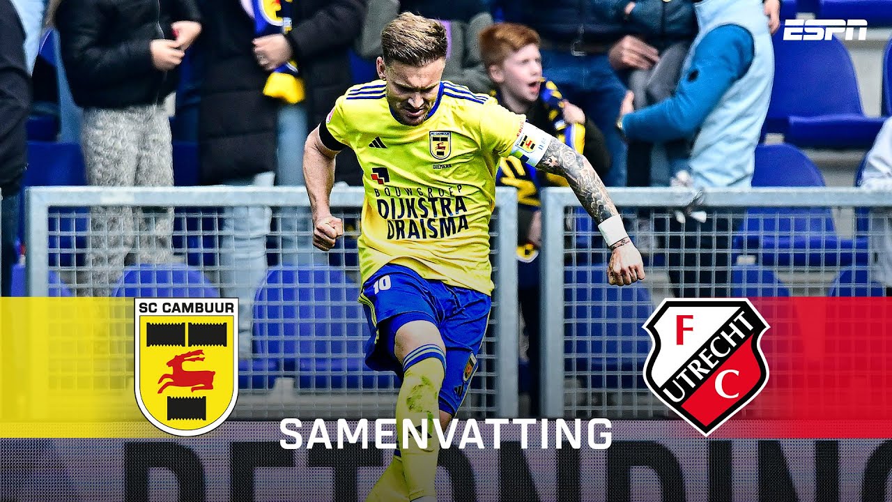 🫡 MARK DIEMERS pakt HOOFDROL tegen Jong FC Utrecht ⚽️ | Samenvatting SC Cambuur - Jong FC Utrecht