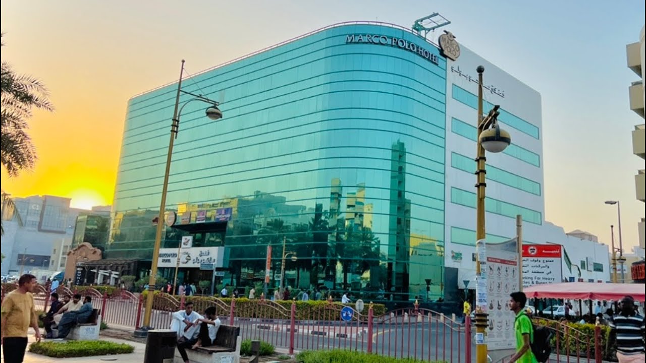 The Beautifull walk in famous Khajoor🌴Park Dubai Deira Al Muteena HD/Video