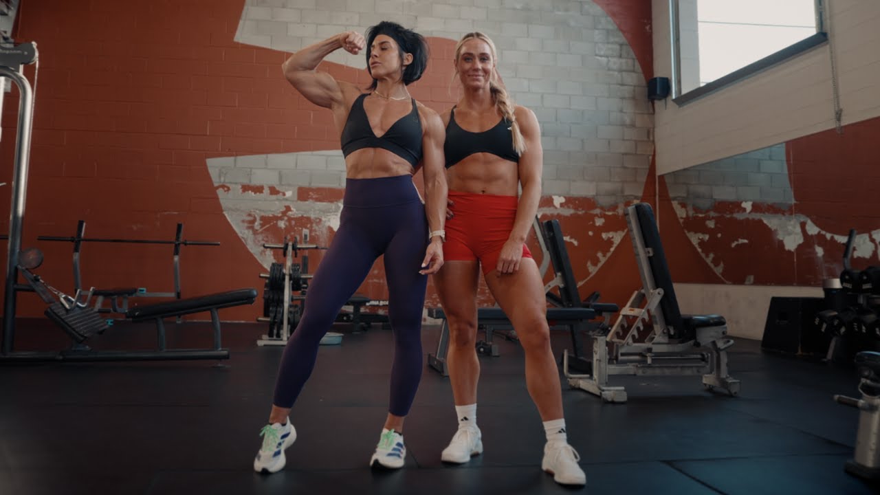 PRO CROSSFIT ATHLETE FIRST TIME BODYBUILDING | DANA LINN BAILEY & SYDNEY WELLS