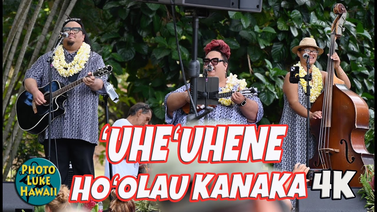 'Uhe'uhene Ho'olau Kanaka at Moanalua Gardens 4 Mele Apana Billy V August 27, 2023 Oahu Hawaii Music