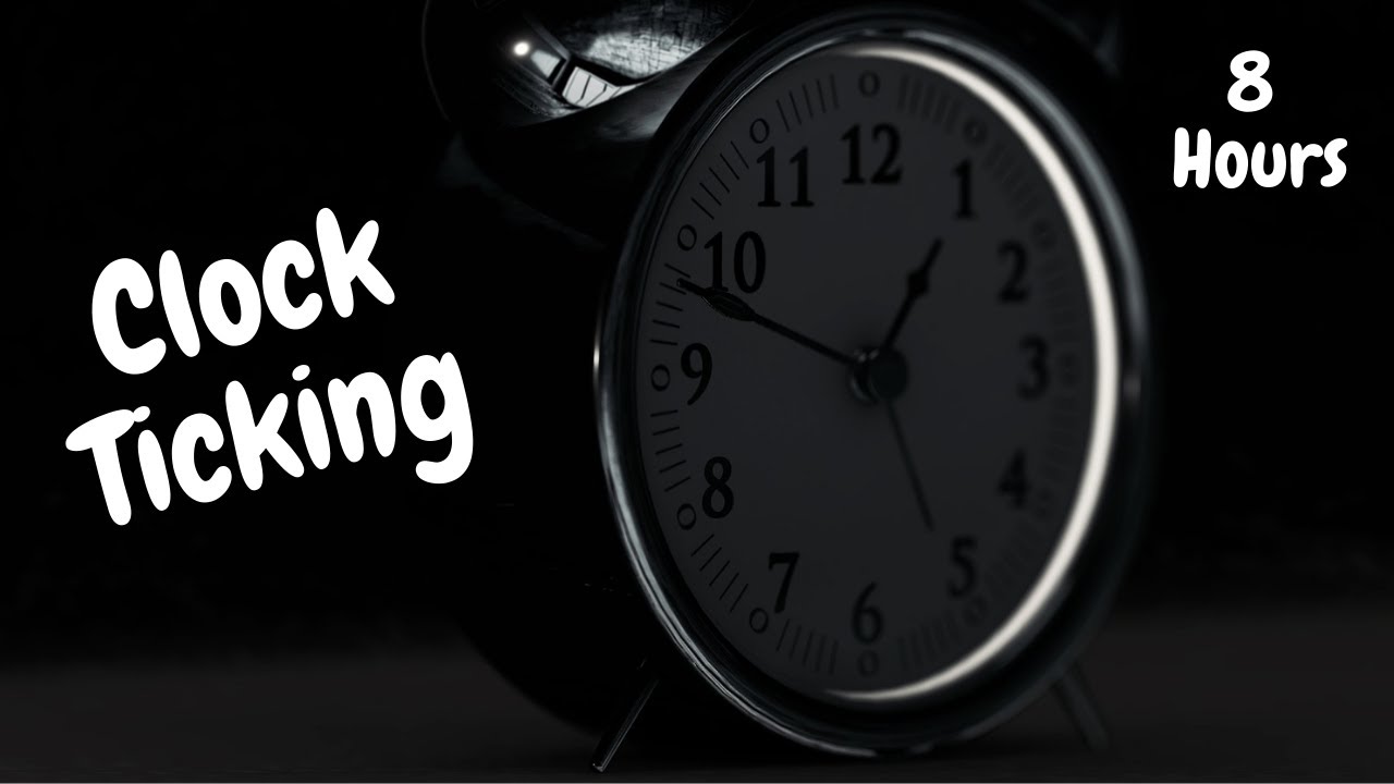 Clock Ticking | 8 Hours | Relaxation | Sonido de reloj para dormir