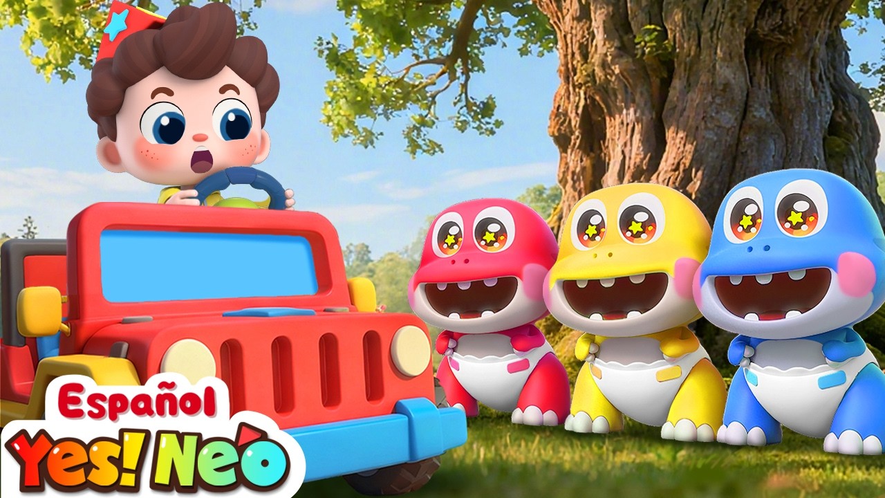 Diez Peque&ntilde;os Dinosaurios Perdidos | Yes! Neo - Canciones y Caricaturas para Ni&ntilde;os