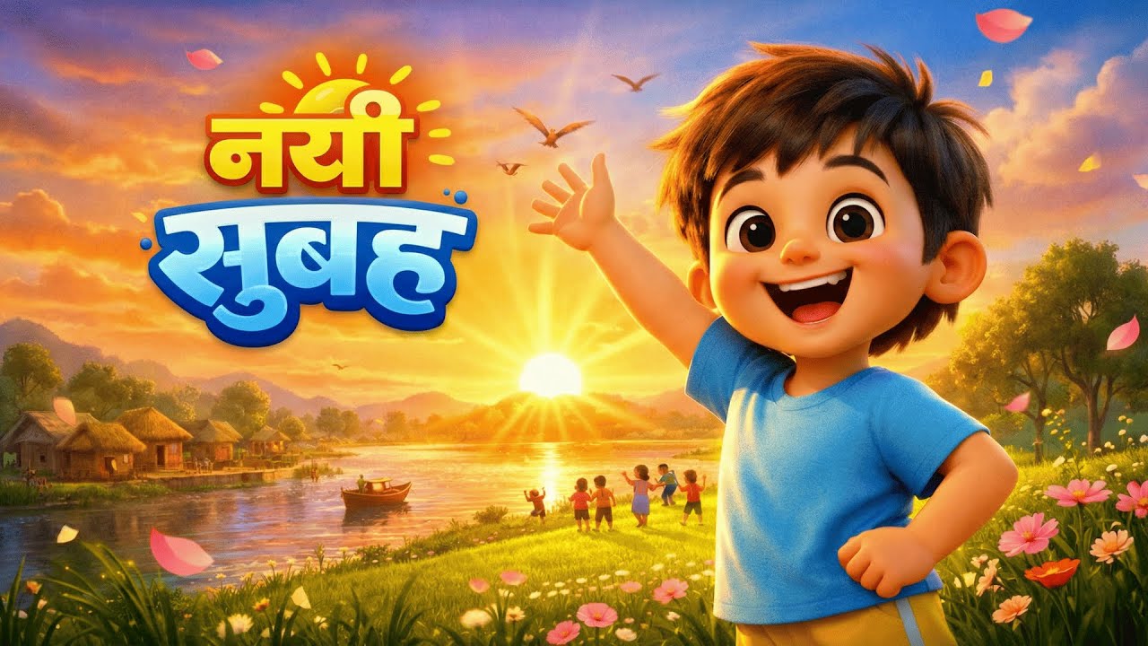 Nayi Subah 🌞 | Hindi Morning Song for Kids | Nursery Rhymes & Fun Dance
