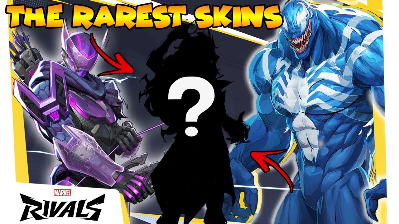 The RAREST SKINS in Marvel Rivals ranked from least rare to most rare...
