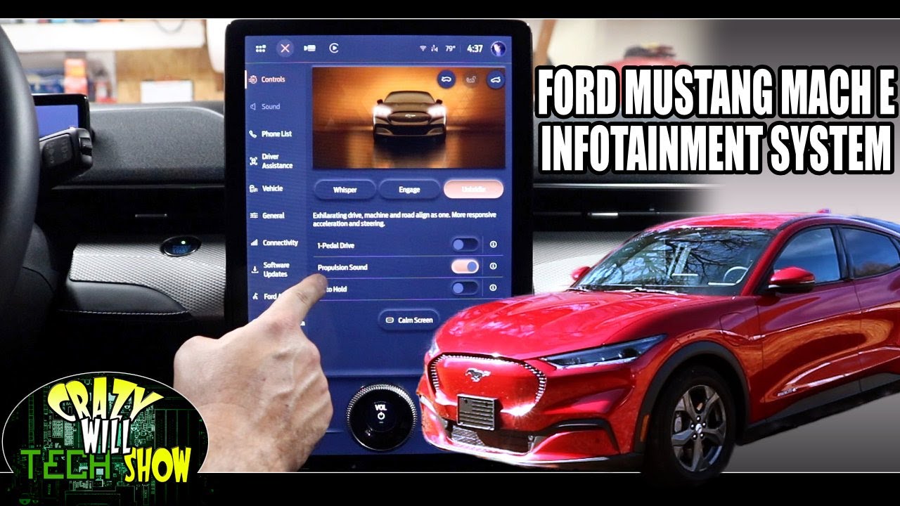 How to use Ford Mustang Mach E touch screen