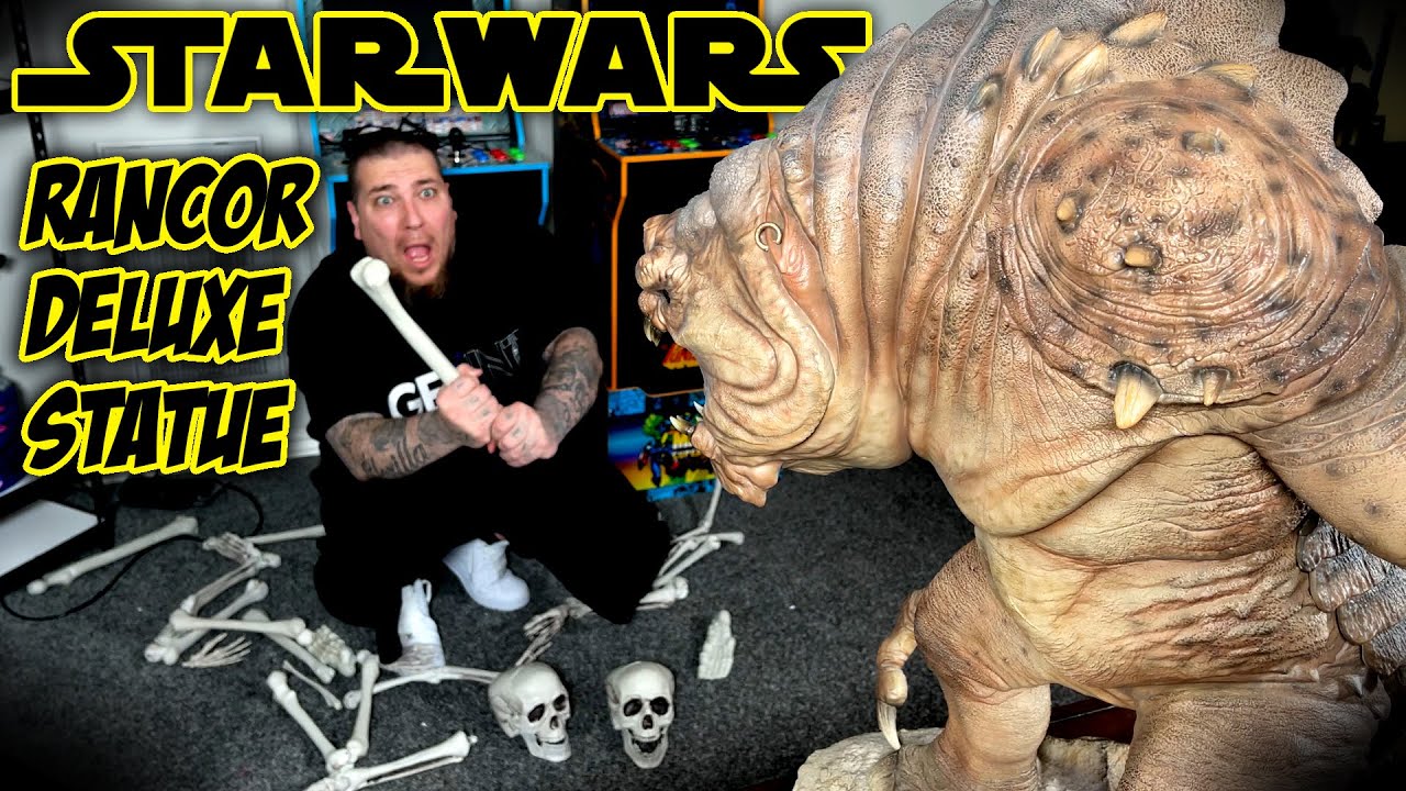 Star Wars RANCOR Deluxe Statue Unboxing & Review | SIDESHOW COLLECTIBLES
