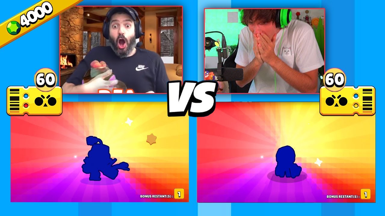 4000 GEMMES ENORME BATTLE PACK OPENING de TOUT le BRAWLPASS BFA vs FarsAttack sur Brawl Stars !