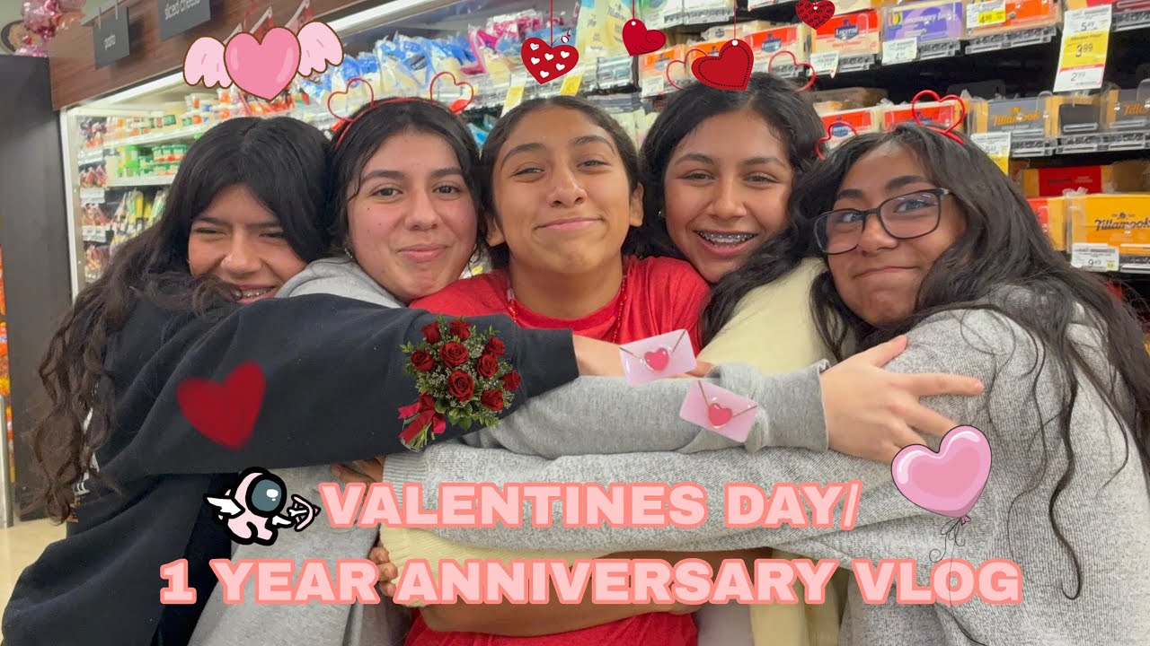 VALENTINES/ 1YR ANNIVERSARY VLOG 