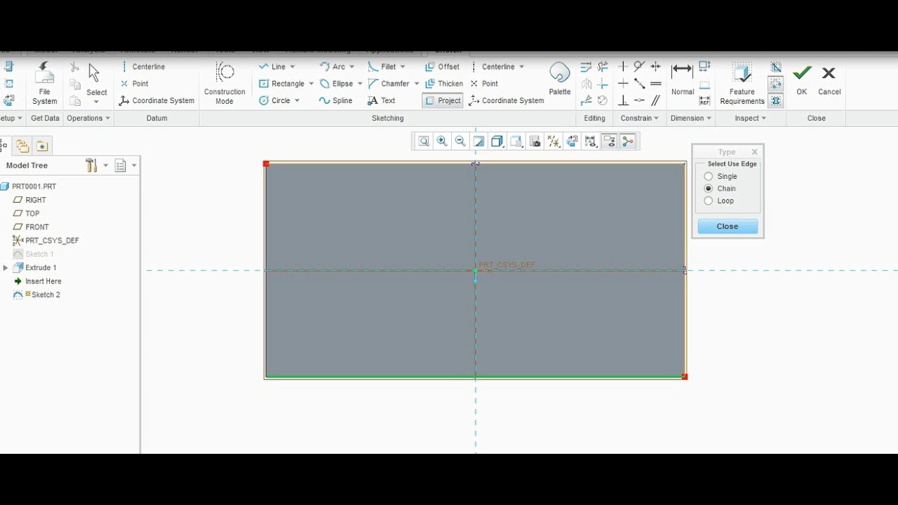 PROJECT IN CREO PARAMETRIC