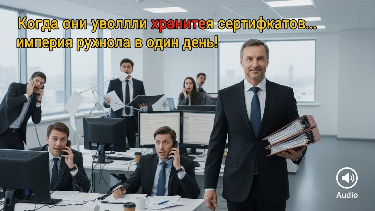 УВОЛЬНЕНИЕ СПЕЦИАЛИСТА ПО СЕРТИФИКАЦИИ – КРАХ КОРПОРАЦИИ