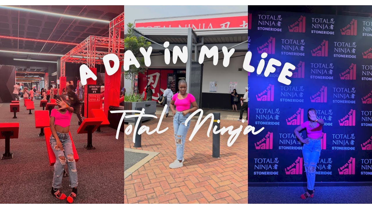 Vlog: Let’s go to Total Ninja 🥷 obstacle park! #southafricanyoutuber