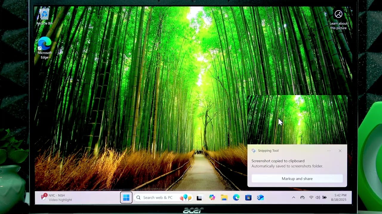 ACER Swift Go &ndash; How to Take a Screenshot