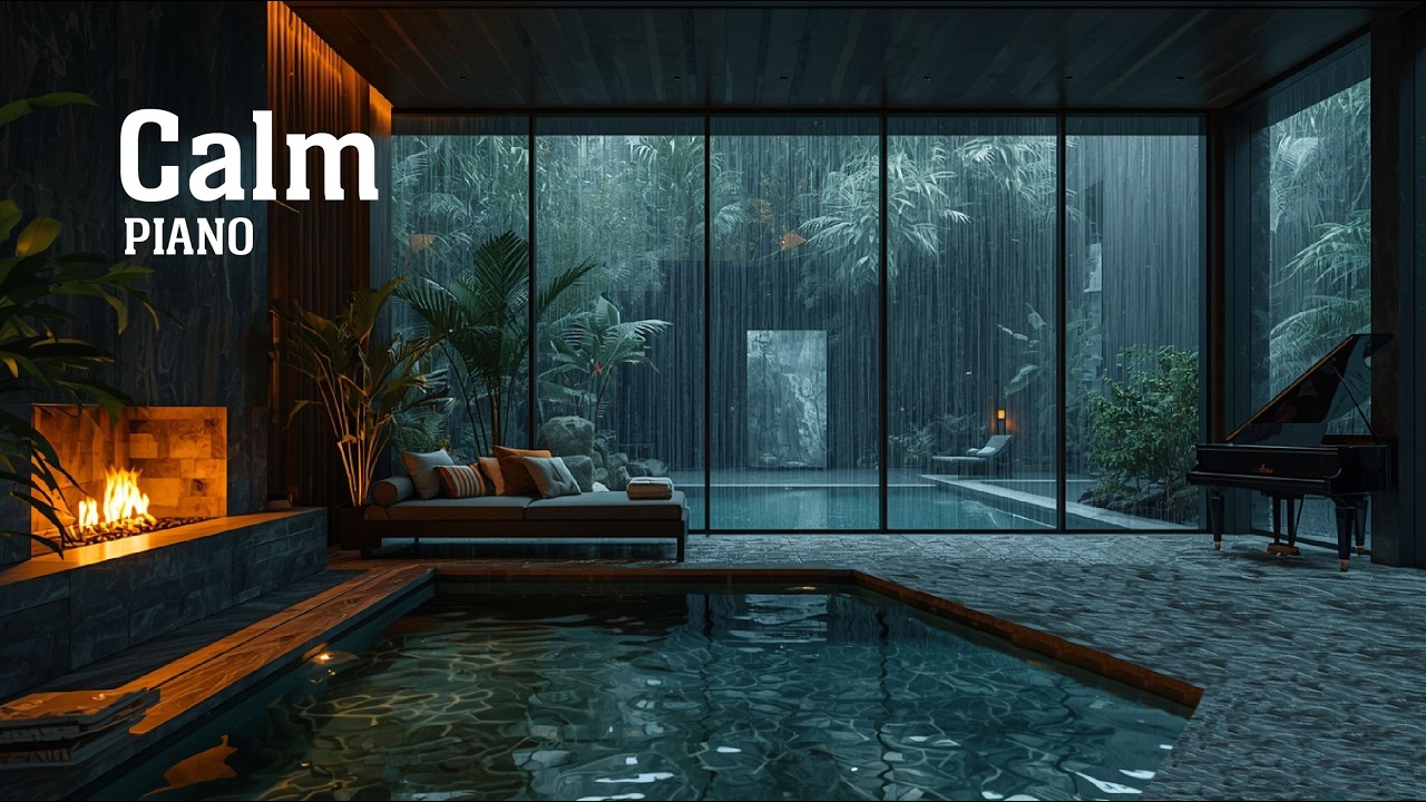 Relaxing Rain  Sound for Deep Sleep 🌙 | Stress Relief & Calm Night Music | Rain for Stress Relief 🌧️
