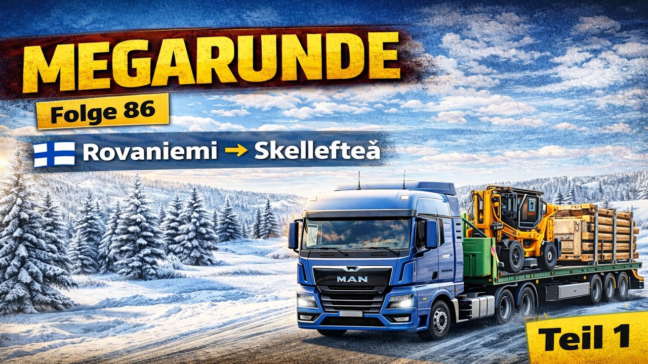 🚛 Folge 86 – MEGARUNDE STARTET! 🔥 Holzstapler auf dem Weg nach Luxemburg! (Teil 1)