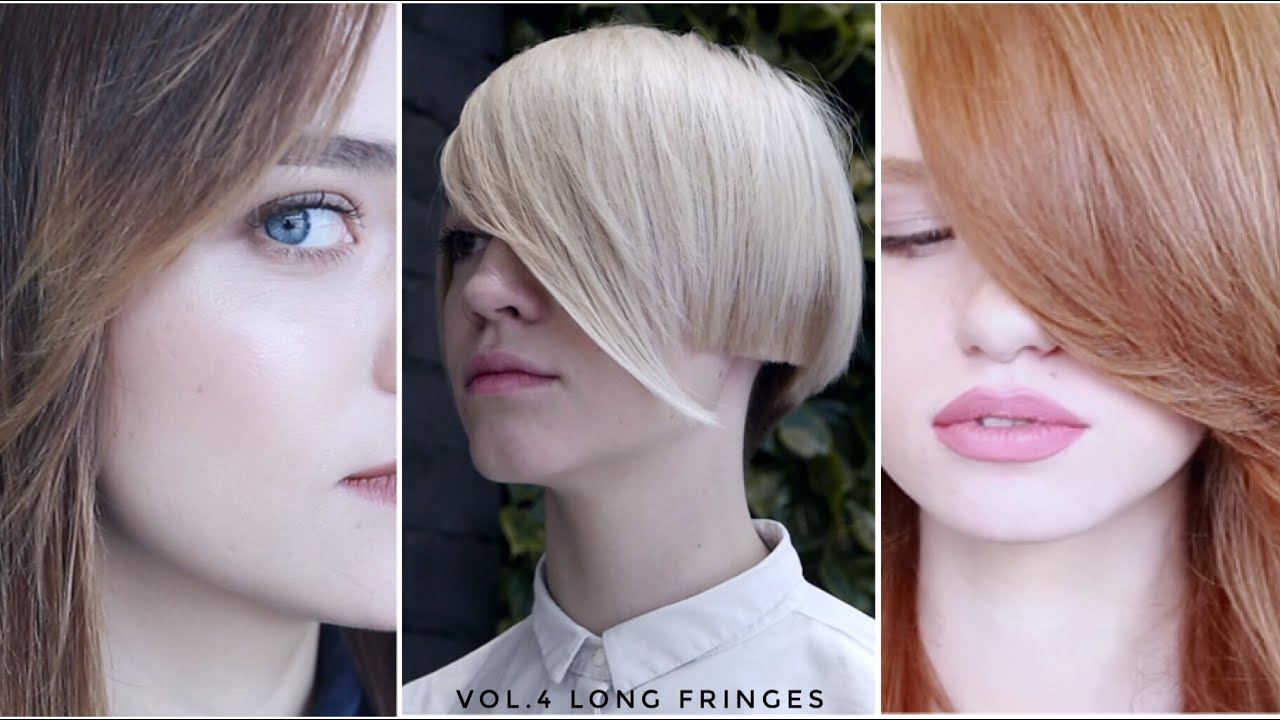 how to cut long fringe, 7 different ways