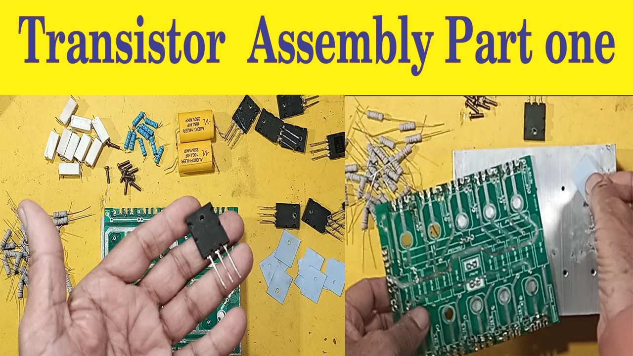 Transistors assembly Parts and Transistors | Switching assembly of an Ultrasonic Generator,