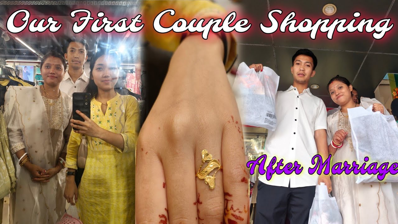 First Time Shopping Together After Marriage | Couple Vlog