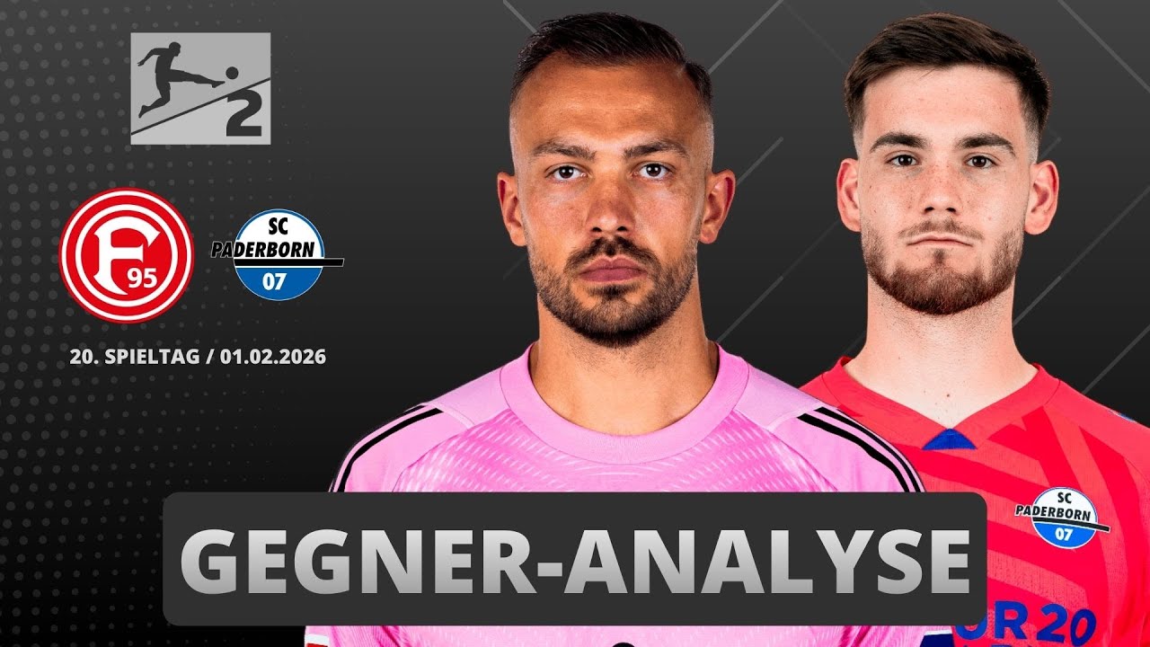 GEGNER-ANALYSE | Düsseldorf gegen Paderborn | 20. SPIELTAG der 2. Bundesliga Saison 25/26!