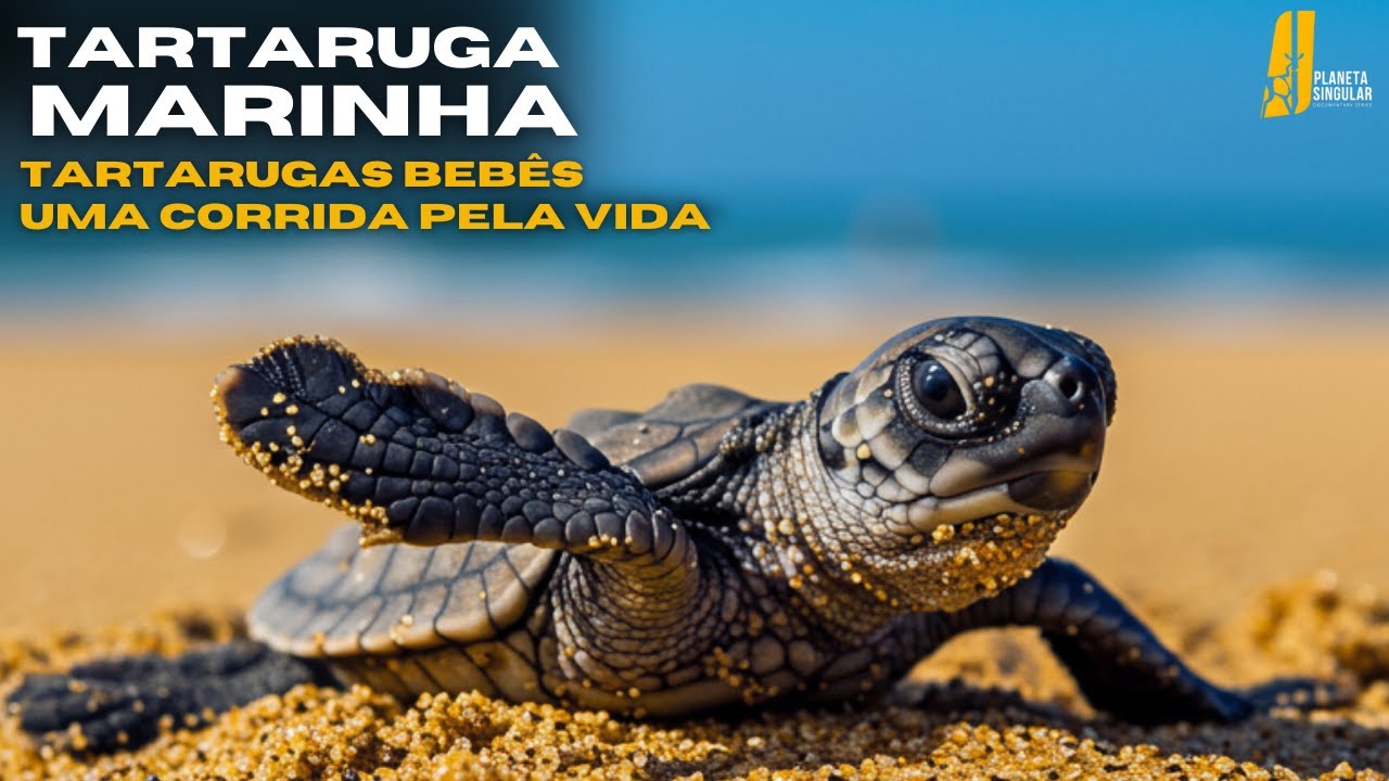 TARTARUGAS MARINHAS: A difícil jornada da areia até o mar | Documentário full HD 2025