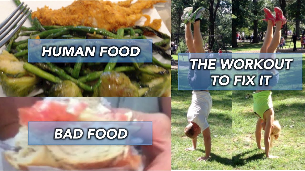 HUMAN FOOD, BAD FOOD, & THE WORKOUT TO FIX IT | BradGouthroTV