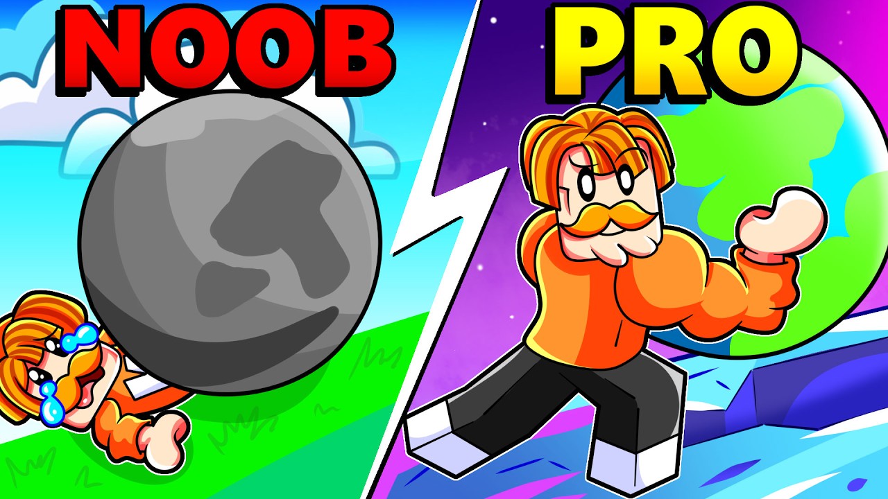 ¡Pasé de NOOB a PRO en el SIMULADOR DE SÍSIFO!  💪🌍 | ROBLOX