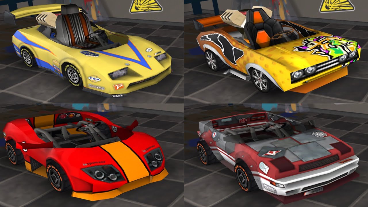 ModNation Racers PSP - All Cars & Kart Bodies