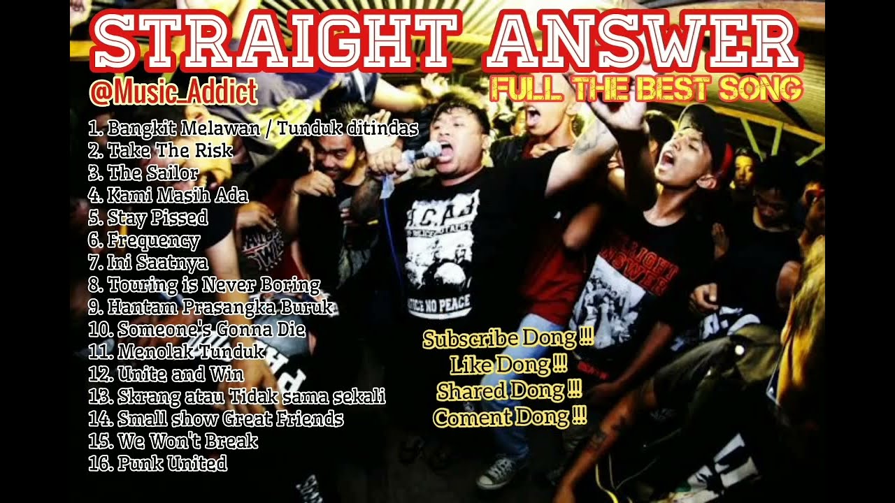 STRAIGHT ANSWER || FULL THE BEST SONG ||
