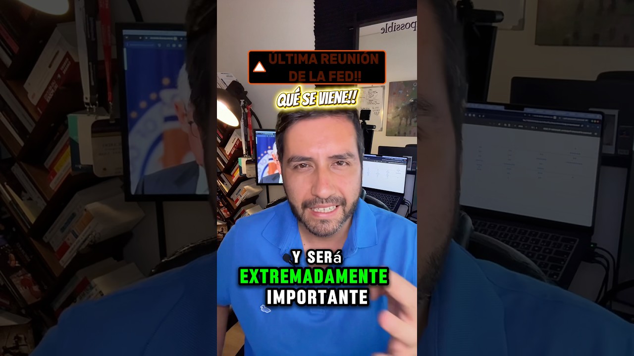 🏦 MA&Ntilde;ANA reuni&oacute;n CLAVE de la FED!! 🇺🇸 Bajar&aacute;n la tasa, qu&eacute; proyectar&aacute;n?🧐 #fed #tasas #powell