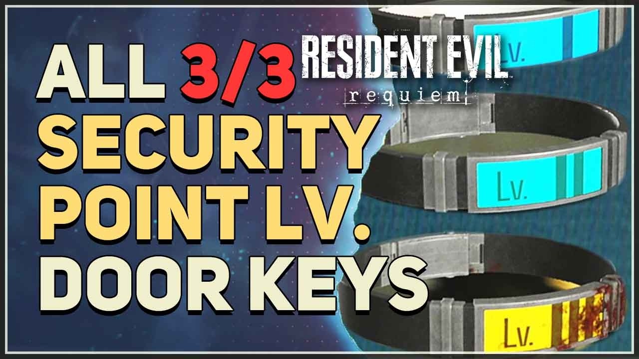 All Security Point Lv. 1-3 Door Key Locations Resident Evil Requiem 9