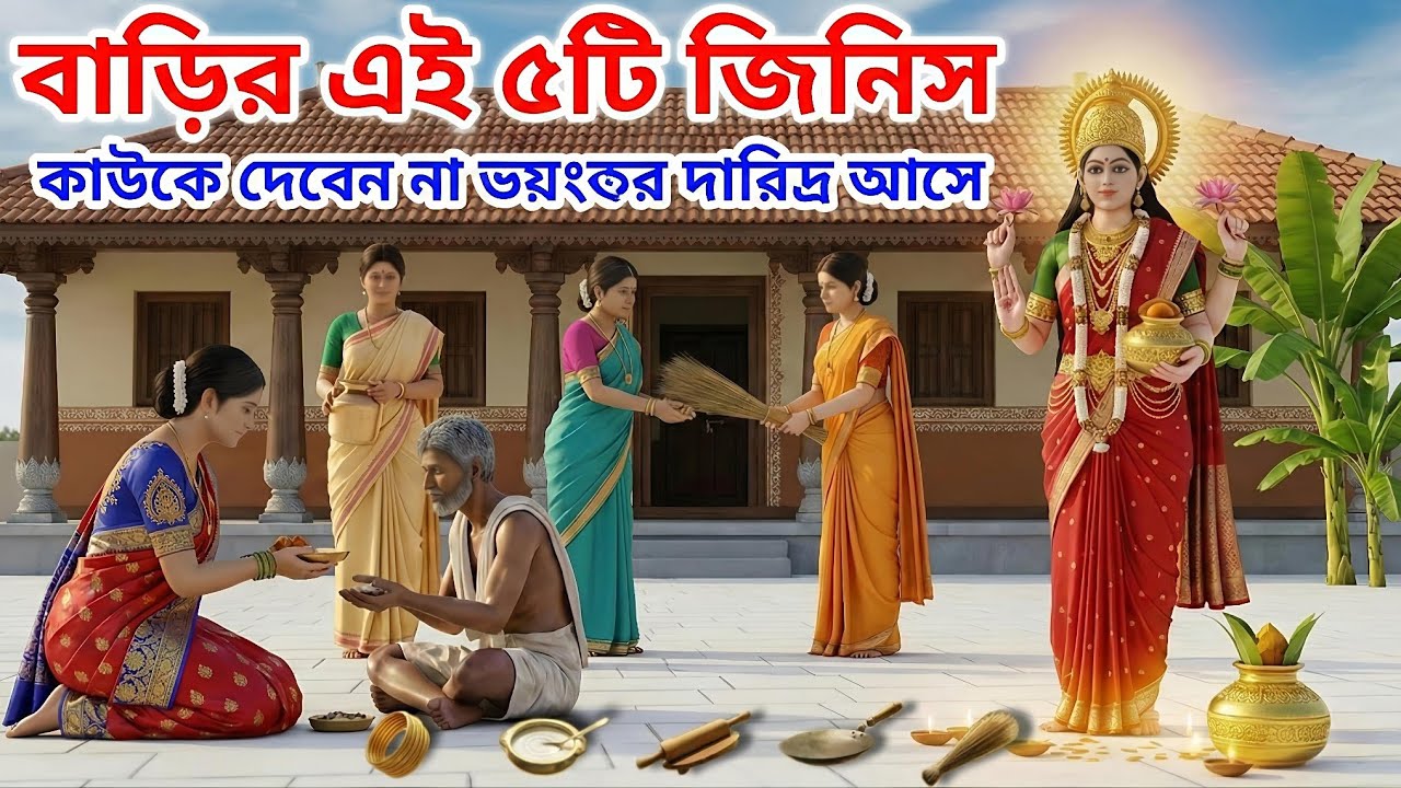 মা লক্ষ্মী সাবধান করেছেন! ঘরের এই ৫টি জিনিস কাউকে দিলে নেমে আসবে চরম দারিদ্র্য | Vastu Tips