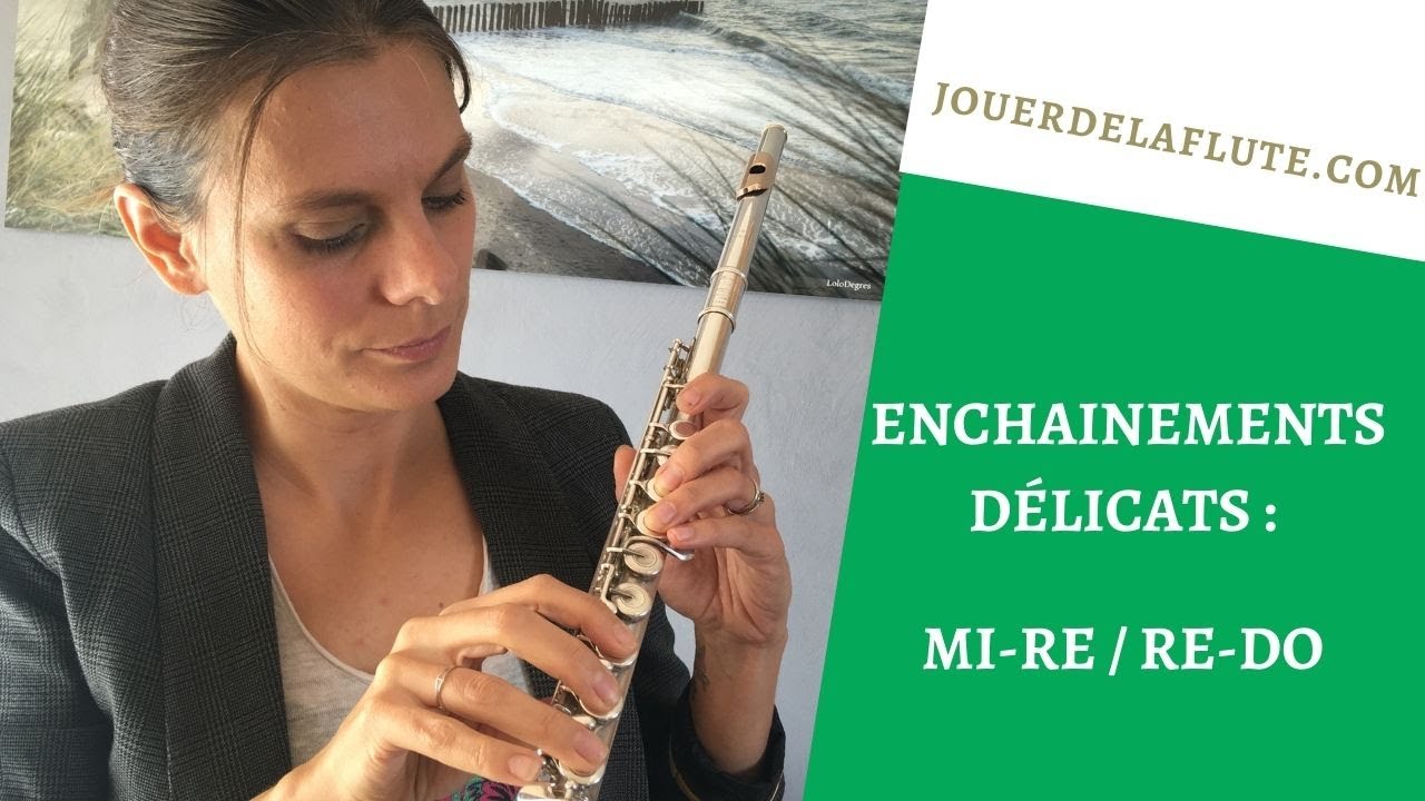 Enchaînements de doigtés Mi-Ré et Ré-Do médium