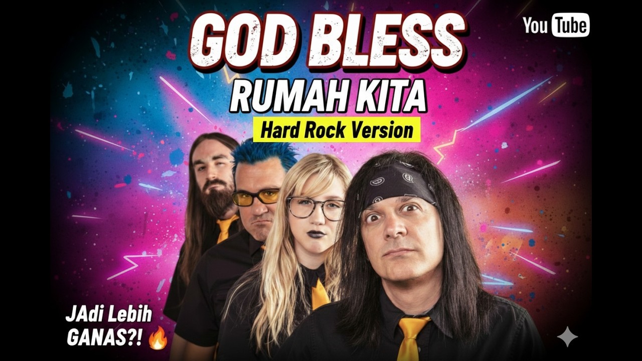 RUMAH KITA Jadi Lebih Ganas?! 🔥 GOD BLESS Hard Rock Version
