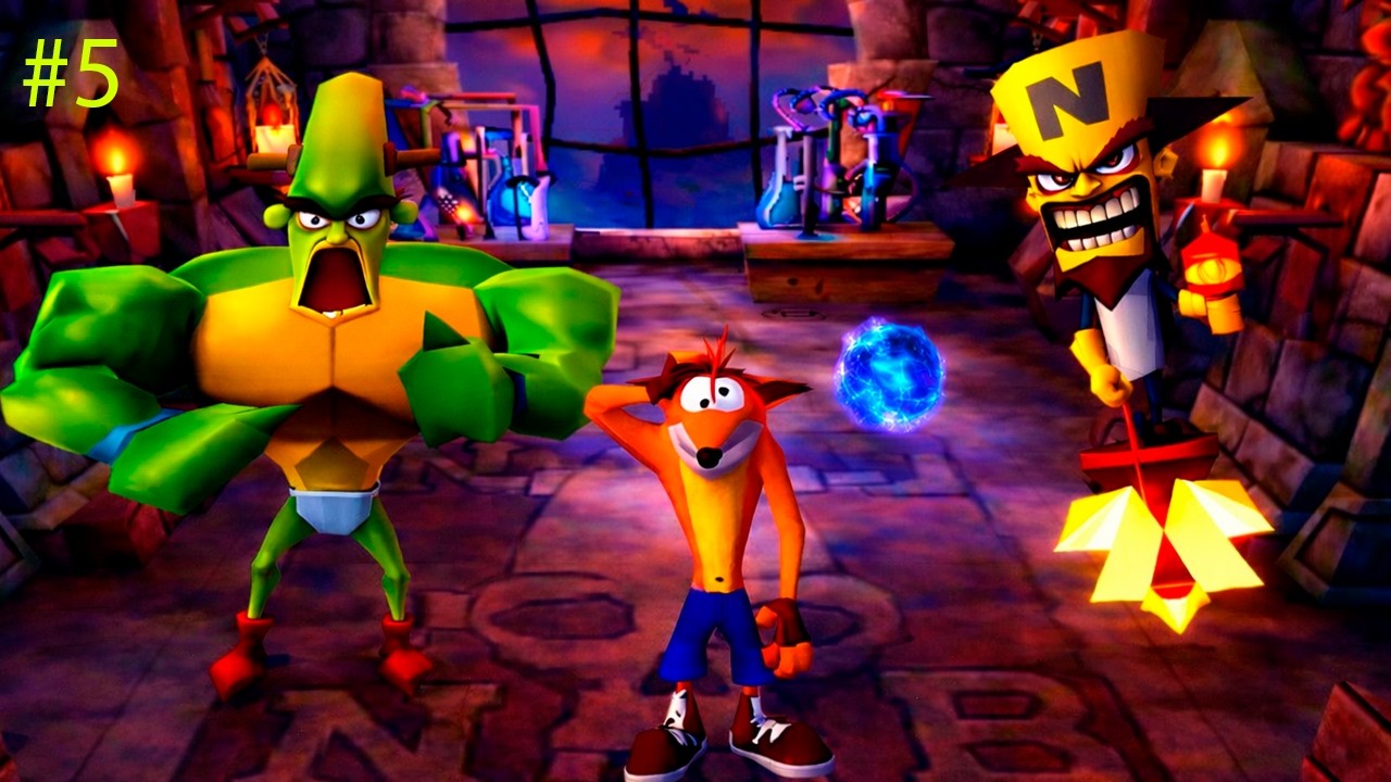 CRASH VS N°CORTEX Y N°BRIO / CRASH BANDICOOT PS1