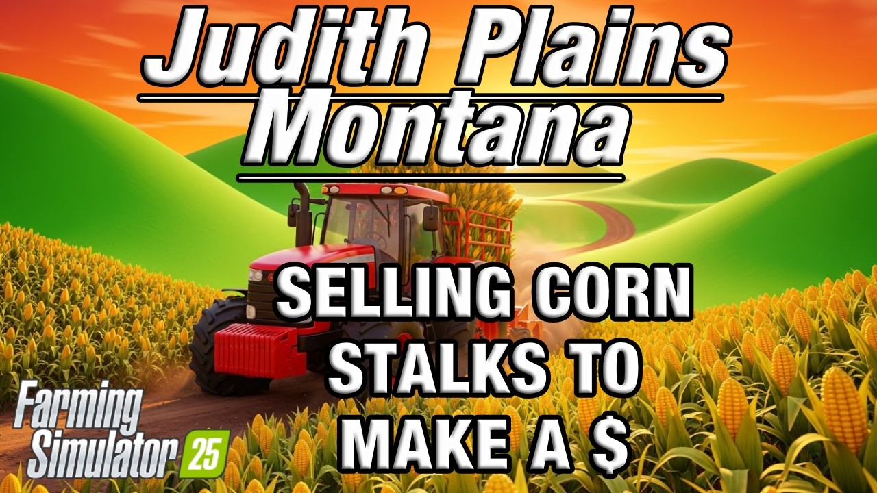 SELLING ALL MY STRAW - FS25 - JUDITH PLAINS MONTANA - EP37