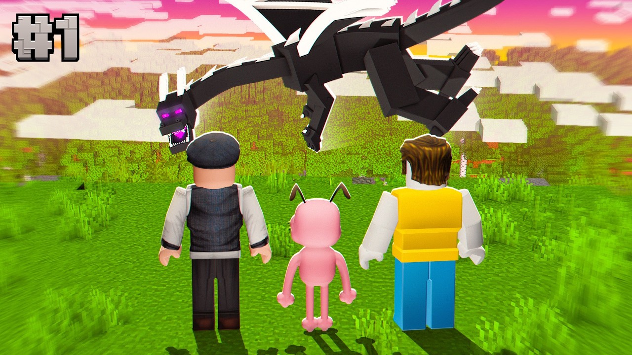 Jugamos MINECRAFT por PRIMERA VEZ… y fue un DESASTRE 😂