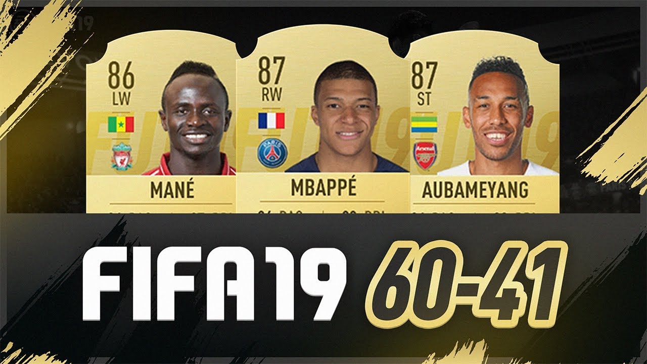 FIFA 19 ULTIMATE TEAM RATINGS! - 60-41 #FIFA19Ratings