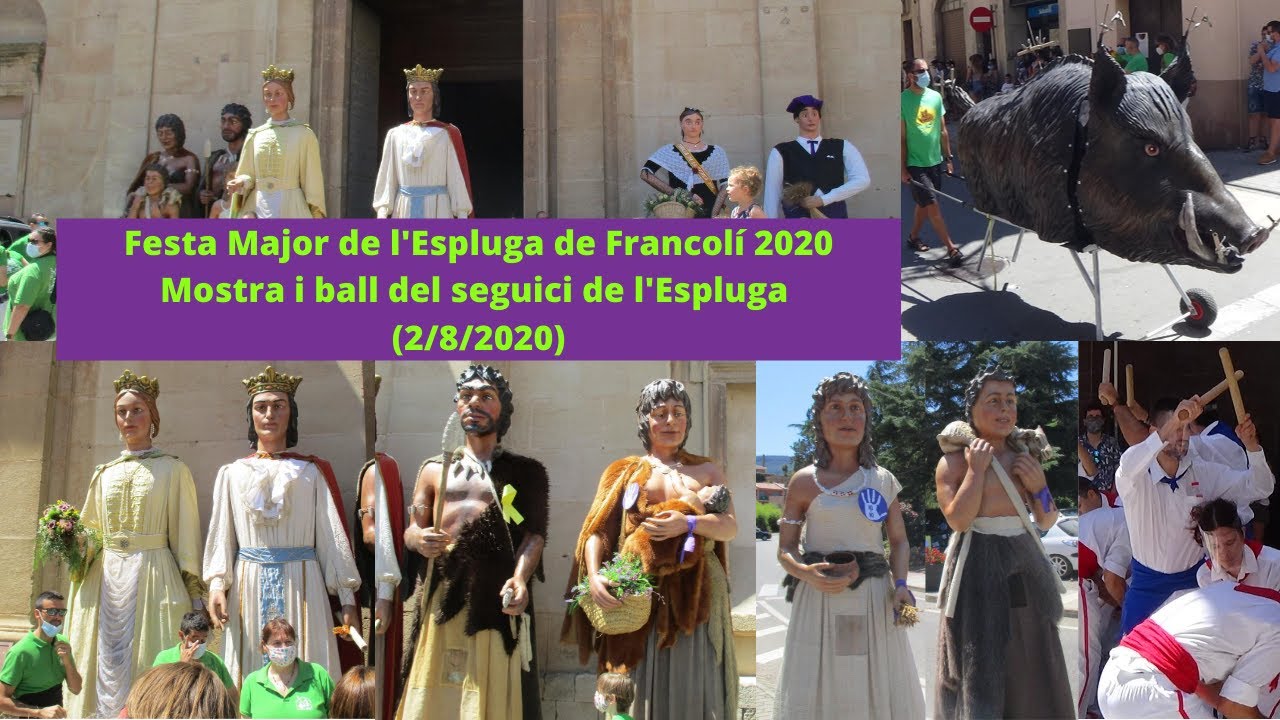 Festa Major de l'Espluga de Francolí 2020 (Mostra i ball del seguici popular)(2/8/2020)