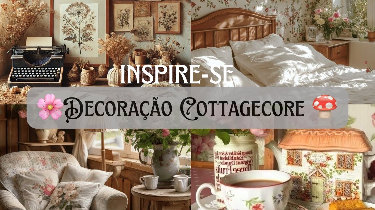 Decoração Cottagecore 🍄 Estilo de vida aconchegante para sua casa 🏠 