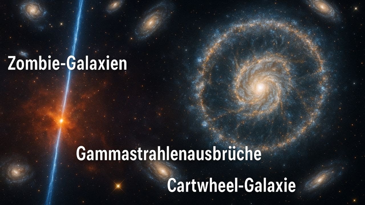 Wenn tote Galaxien erwachen: Die Cartwheel-Galaxie im Griff der Gammastrahlenausbr&uuml;che und der kosmi