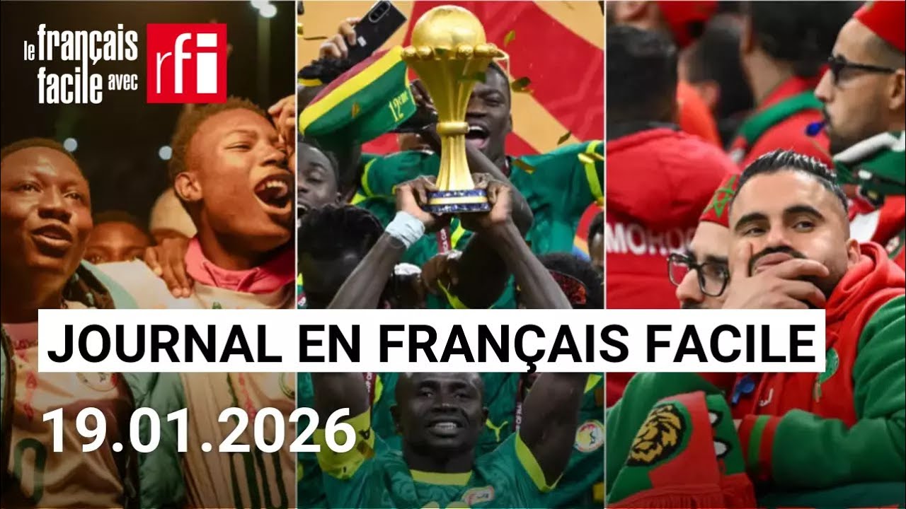 Foot : le Sénégal champion d'Afrique | Journal • Français Facile - RFI