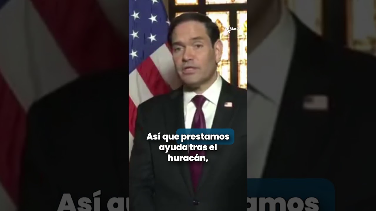 🚨 &Uacute;LTIMA HORA Rubio asegur&oacute; que EEUU ofreci&oacute; 100 millones de d&oacute;lares en ayuda humanitaria para Cuba