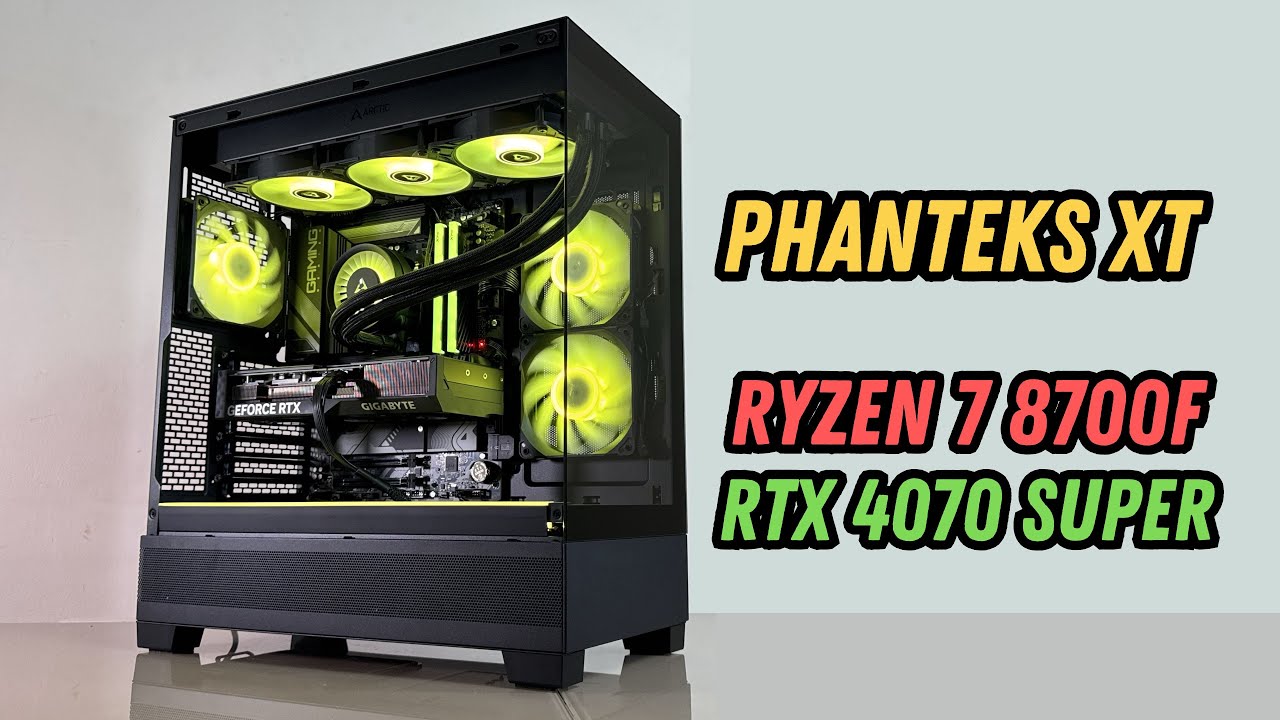 Phanteks XT 4k Gaming Build | Ryzen 7 8700F & RTX 4070 Super