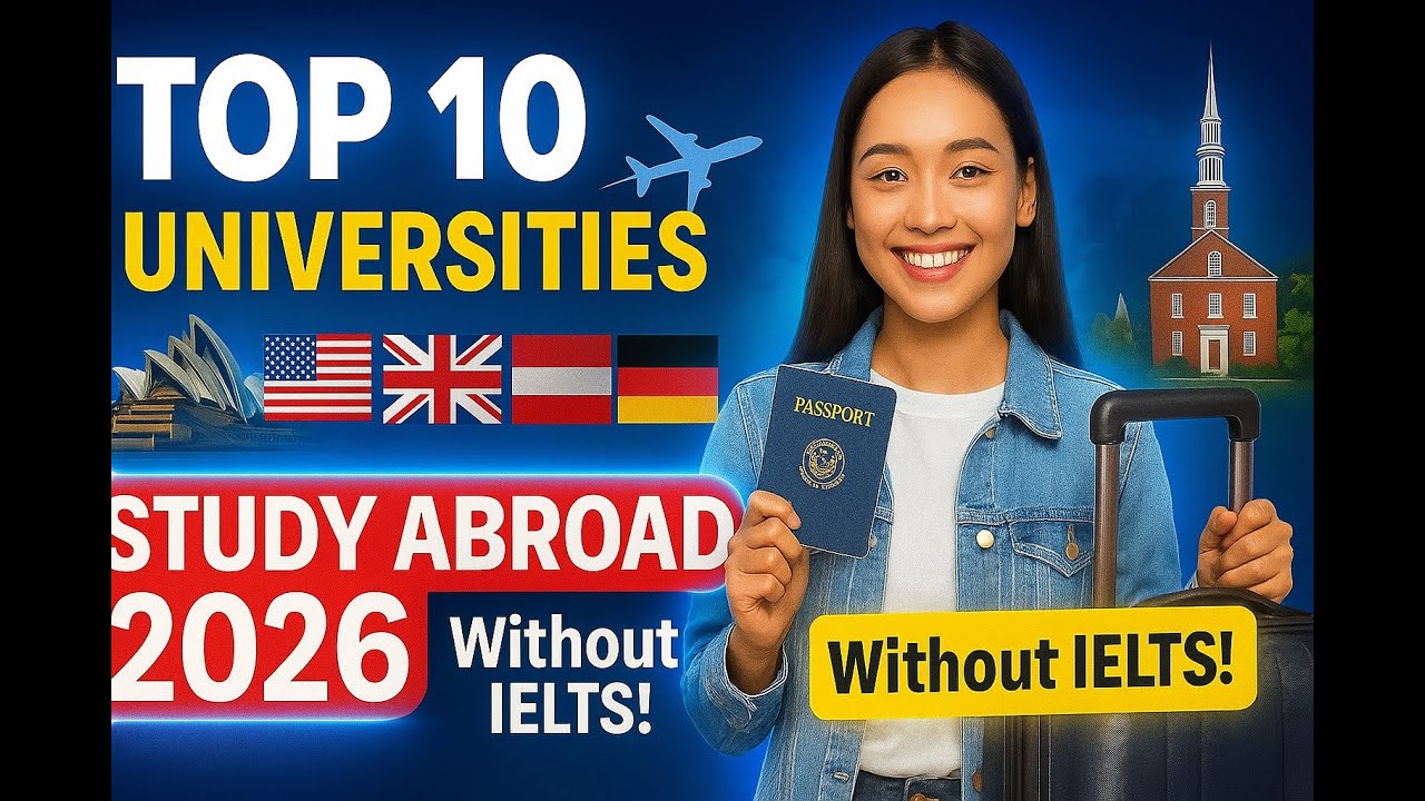 Top 10 Universities Abroad Without IELTS | Study Abroad 2026