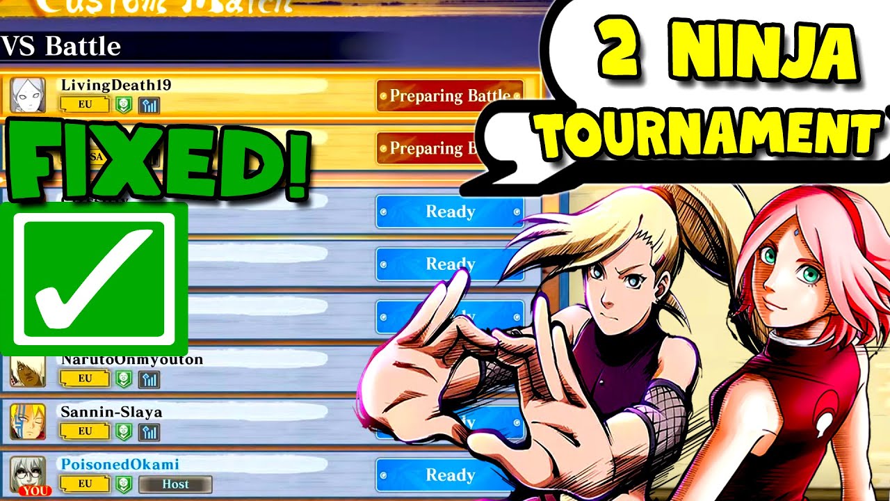 Custom Lobbies Are FIXED in Naruto Storm Connections!