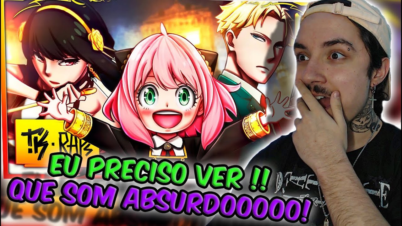 (TA OUTRO NIVEL!) REAGINDO ao Rap Operação Strix ( Spy x Family ) // TK RAPS | REACT // NaiReact