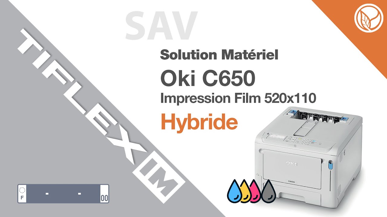 ✨ TIM - Impression Film HD Laser - C650 - Format 520x110 - Plaque Hybride