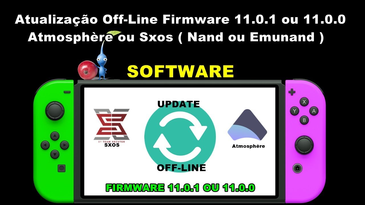 Atualização Off-Line Firmware 11.0.1 ou 11.0.0 - Atmosphère ou Sxos ( Nand ou Emunand )