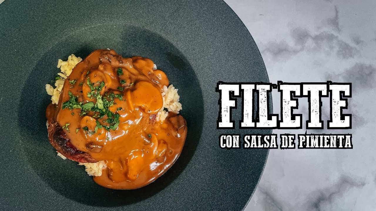 Carne al Horno con Salsa de Pimienta Negra
